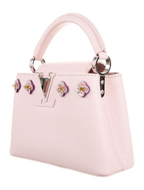 lv capucines mini pink|louis vuitton taurillon capucines.